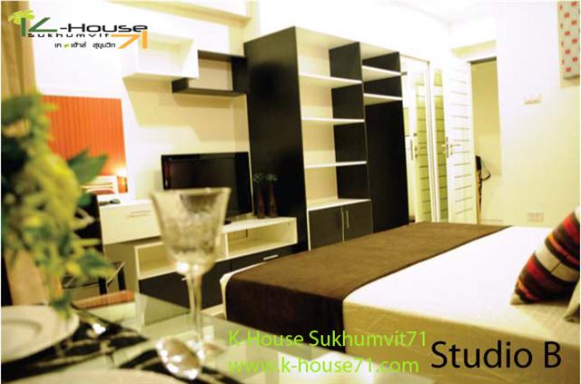 ย่านพระโขนง คลองตัน ให้เช่า K-House Sukhumvit71 อพาร์ทเม้นท์หรู สไตล์คอนโด ย่านพระโขนง คลองตัน ตั้งอยู่เลขที่ 54 ถนนสุขุมวิท 71 ถนนปรีดีพนมยงค์14 แยก4 ใกล้รถไฟฟ้าบีทีเอส BTS พระโขนง  (ให้เช่า ห้องพัก-รายเดือน) โทร.088-5245959